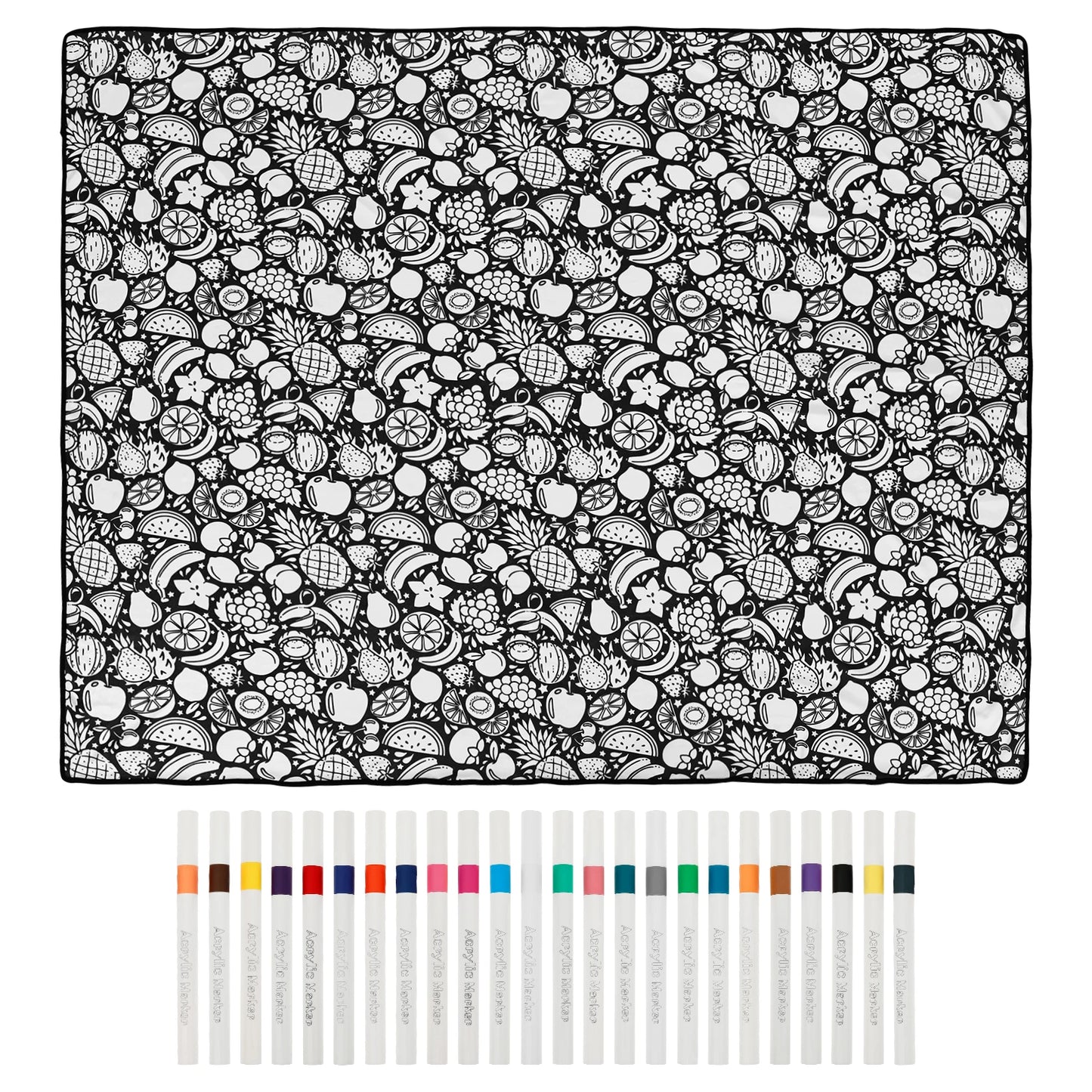 DIY Coloring Blanket