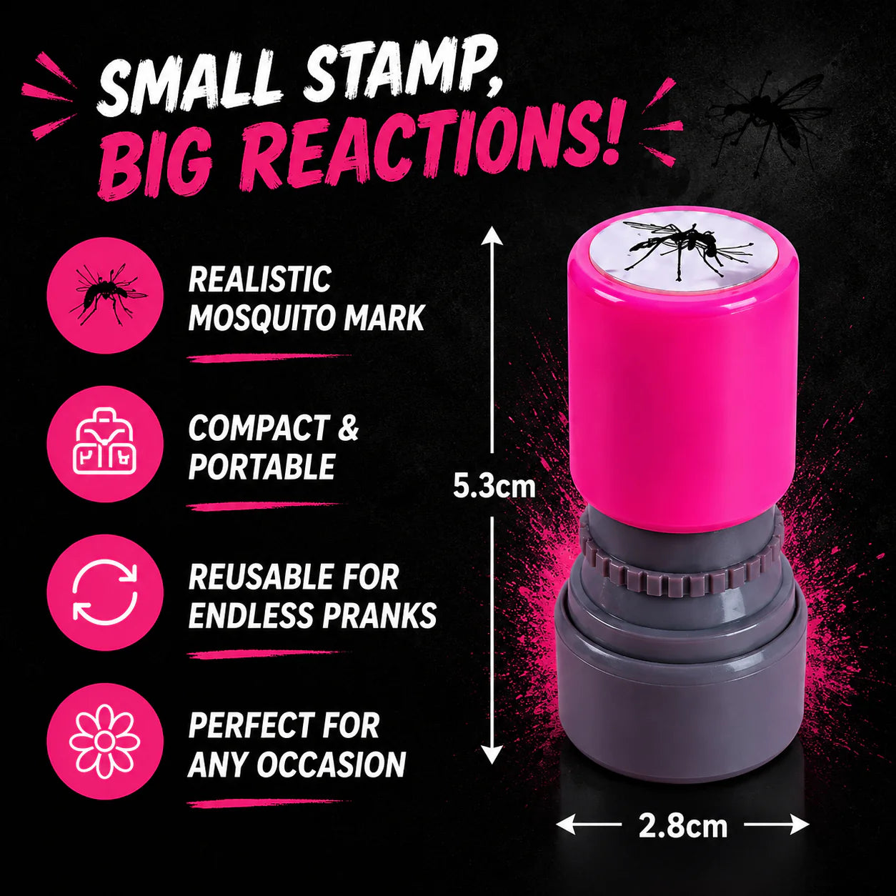 Mosquito Stamps | Self-ink Painting Toys