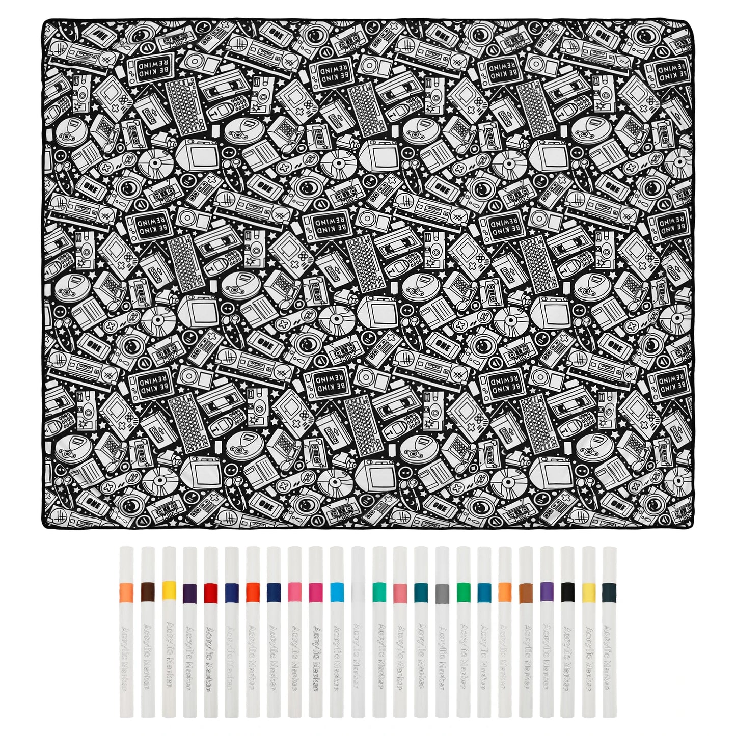 DIY Coloring Blanket