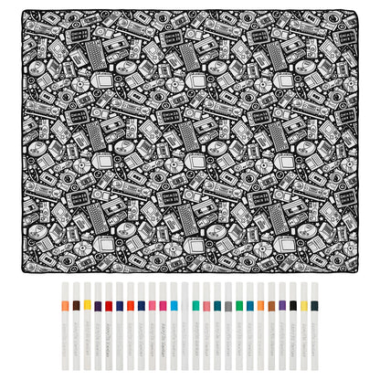 DIY Coloring Blanket