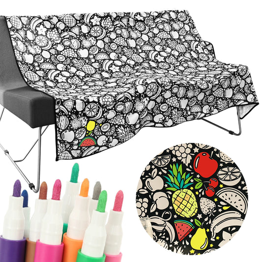 DIY Coloring Blanket
