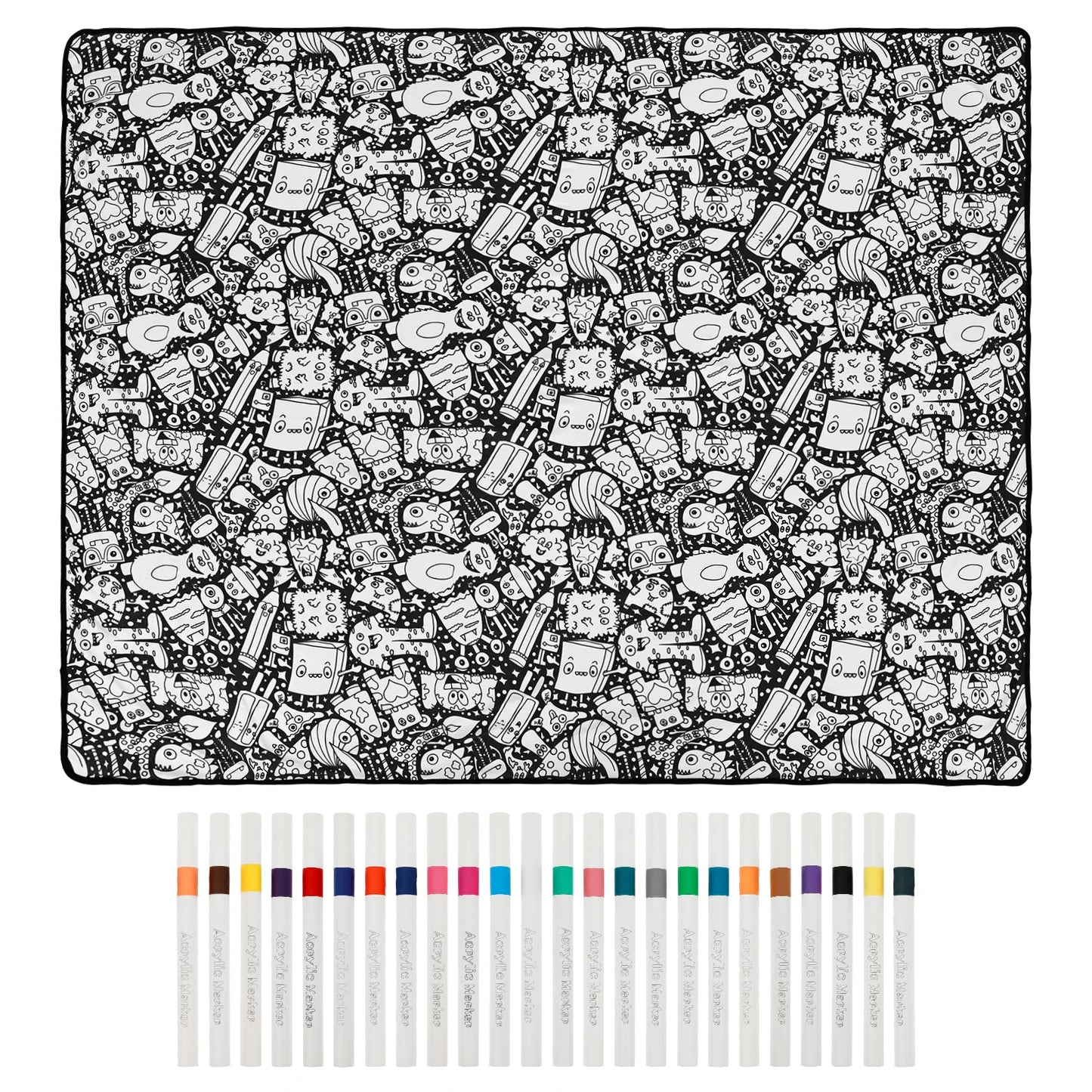 DIY Coloring Blanket