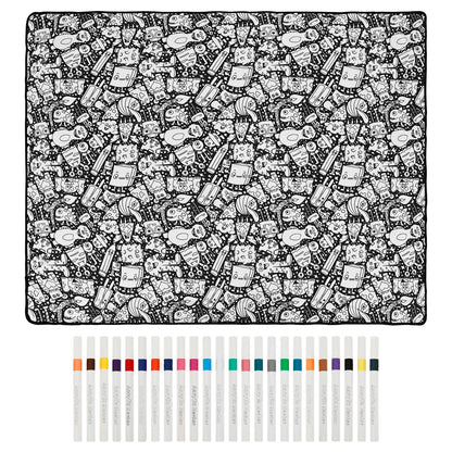 DIY Coloring Blanket