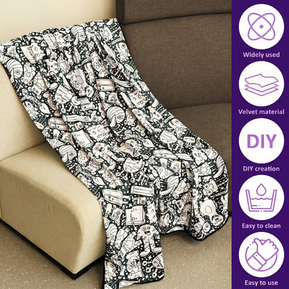 DIY Coloring Blanket